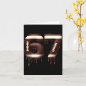 Football 67 Funny Six Seven 6 7 Meme  Kaart (Gele Bloem)