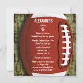 Football 6e verjaardag van de  groene start van de kaart (Achterkant)