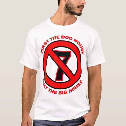 football-7-hond-D T-shirt (Voorkant)