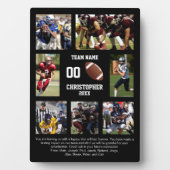 Football 7 photo collage team name fotoplaat (voorkant)