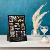 Football 7 photo collage team name fotoplaat (Zijkant)