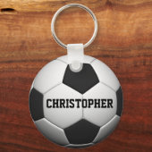 Football aangepaste balkSleutelhanger Sleutelhanger (Voorkant)