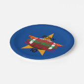 Football - Aangepaste Borden op jaarpapier HAMbWG Papieren Bordje (Gekanteld)