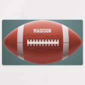 Football Aangepaste naam Labels (Design 1)