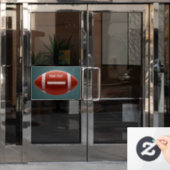 Football Aangepaste naam Raamsticker (Kantoordeur)