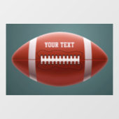 Football Aangepaste naam Raamsticker (Vel)