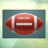 Football Aangepaste naam Raamsticker (Vel 3)
