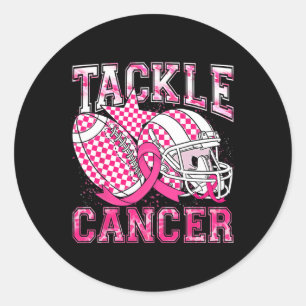 Football Aanpak Borstkanker Roze Borstkanker A Ronde Sticker