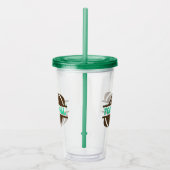 Football Acryl Drinkbeker (Rechts)