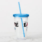 Football Acryl Drinkbeker (Links)