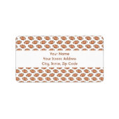 Football Adresetiketten Etiket (Voorkant)