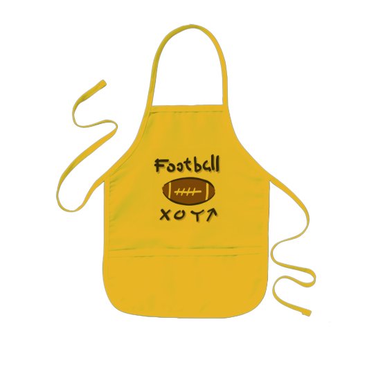 Football afspelen kinder schort (Voorkant)