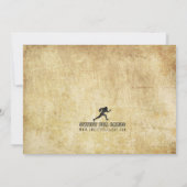 Football Afstuderen uitnodiging (Achterkant)