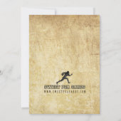 Football Afstuderen uitnodiging (Achterkant)