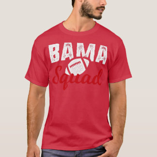 Football Alabama College Crimson T-shirt