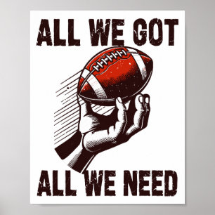 Football Alles wat we nodig hebben Poster