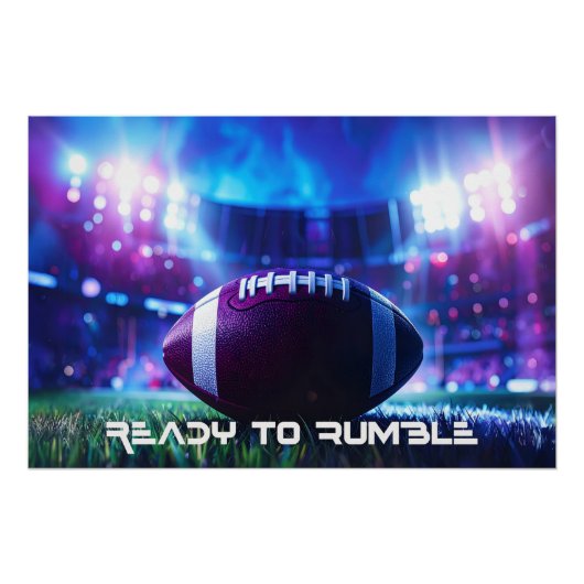 FOOTBALL - AMERICAN FOOTBALL - READY TO RUMBLE PERFECT POSTER (Voorkant)