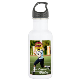 Football American Player - with YOUR Photo & Text Waterfles