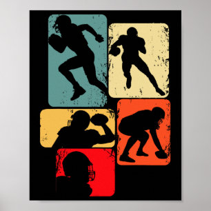 Football Amerikaans Football Kinder Jongens Mannen Poster