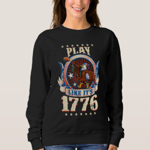 Football - amerikaanse adelaar 4 juli jongens Mann Trui