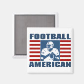 Football Amerikaanse magneet (Voorkant / Achterkant)