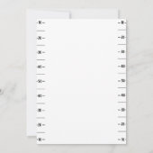 Football Amerikaanse verjaardag Kaart (Achterkant)