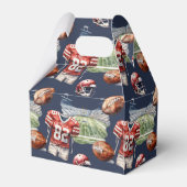 Football apparatuurpatroon bedankdoosjes (Achterkant)