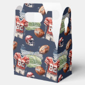 Football apparatuurpatroon bedankdoosjes (Geopend)