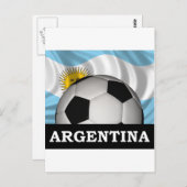 Football Argentinië Briefkaart (Voorkant / Achterkant)
