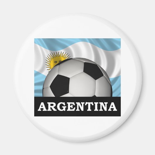 Football Argentinië Magneet (Voorkant)