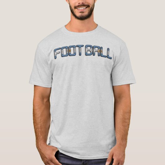 Football Argentinië Mannen Basic T-Shirt (Voorkant)