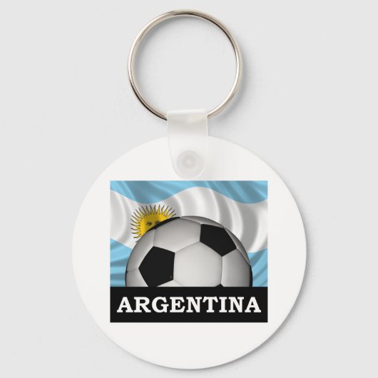 Football Argentinië Sleutelhanger (Voorkant)