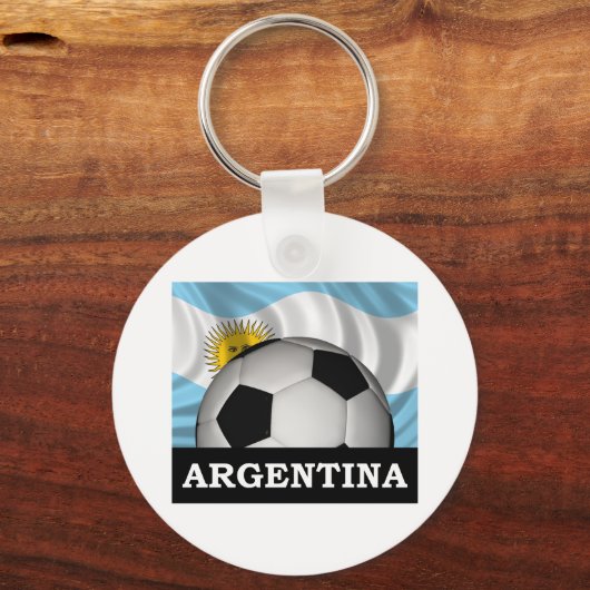 Football Argentinië Sleutelhanger (Voorkant)
