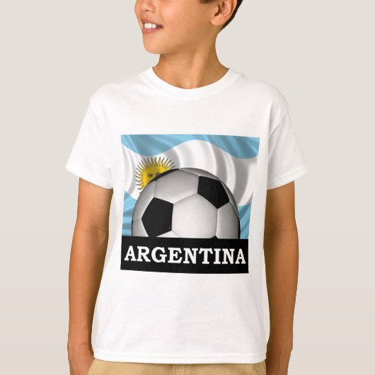 Football Argentinië T-shirt (Voorkant)