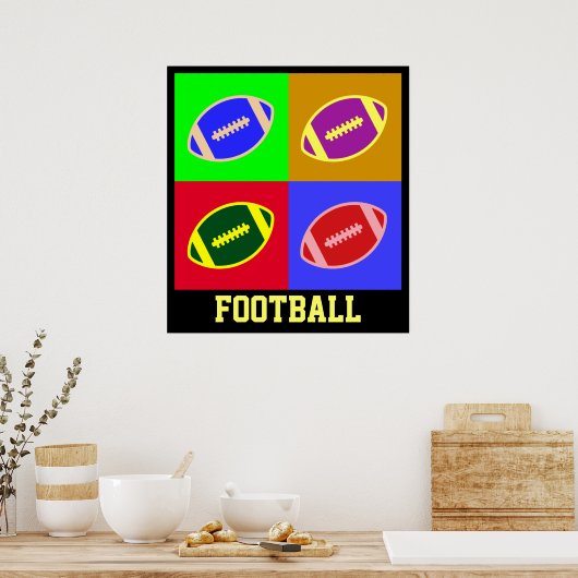 Football Art. Poster (Keuken)