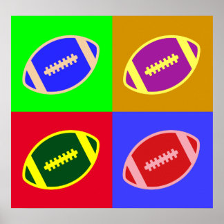 Football Art. Poster