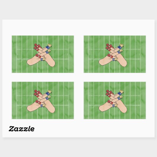 Football ASL Art Sticker (Vel)