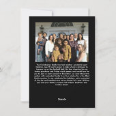 Football Atleet Sportkerst Feestdagenkaart (Achterkant)