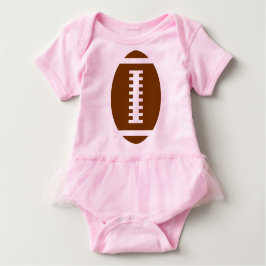 FOOTBALL BABY Roze | Voorzijde Football Graphic Romper