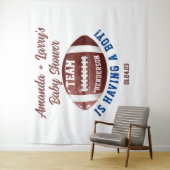 Football Baby shower Achtergrond Wandkleed (In situ)