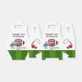 Football Baby shower Bedankdoosjes (Uitgevouwen)