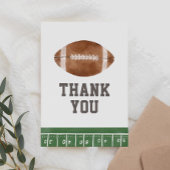 Football Baby shower Bedankkaart
