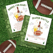 Football Baby shower Boeken voor Baby Kaart