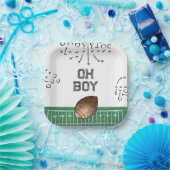 Football Baby shower Borden | Footballs douche Papieren Bordje (Feest)