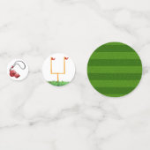 Football Baby shower Confetti (Achterkanten)