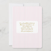 Football Baby Shower Girl Kaart (Achterkant)