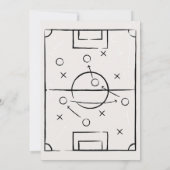 Football Baby shower Kaart (Achterkant)