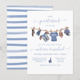 Football Baby shower Kaart