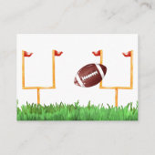 Football Baby shower Luierspoeling Informatiekaartje (Achterkant)