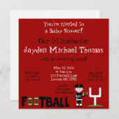 Football Baby shower, onze linebacke.. Kaart (Voorkant / Achterkant)